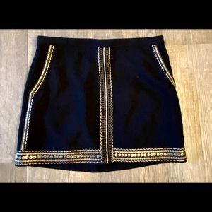 Madewell sequin mini skirt size 0